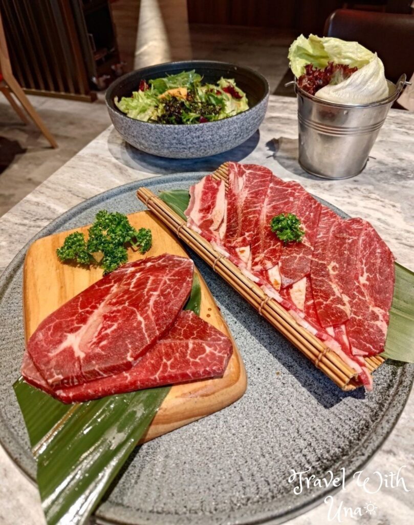 原燒板腱牛排、雪花板腱牛、牛五花