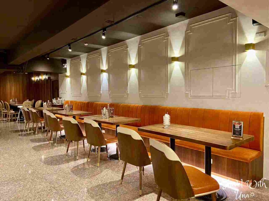 今鶴義式餐酒館 JINHER 竹北店 一樓用餐環境