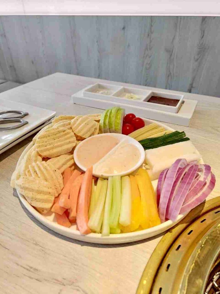 三山燒肉蔬菜盤