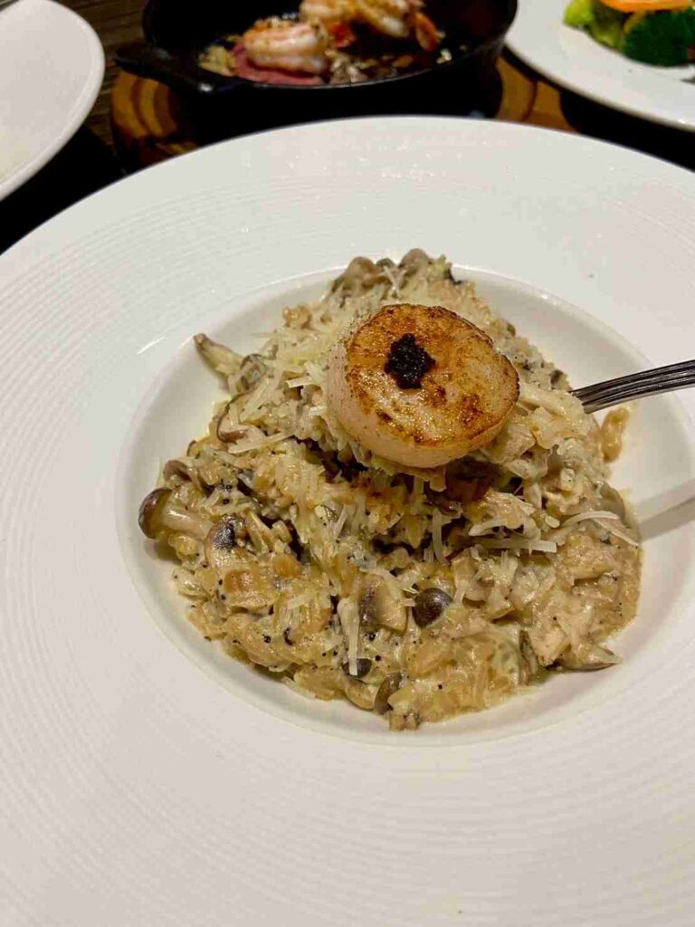 干貝松露牛肝菌菇燉飯